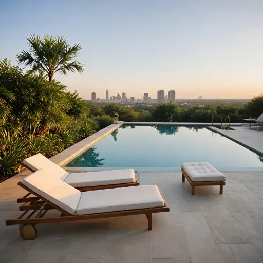 Elegant hotel pools in Austin for refined city escapes