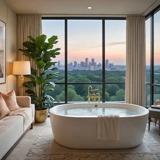 Elegant hotels with jacuzzi in room in Austin, TX for a refined stay